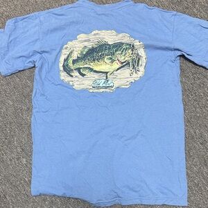 Old Row Blue Graphic Men's Shirt